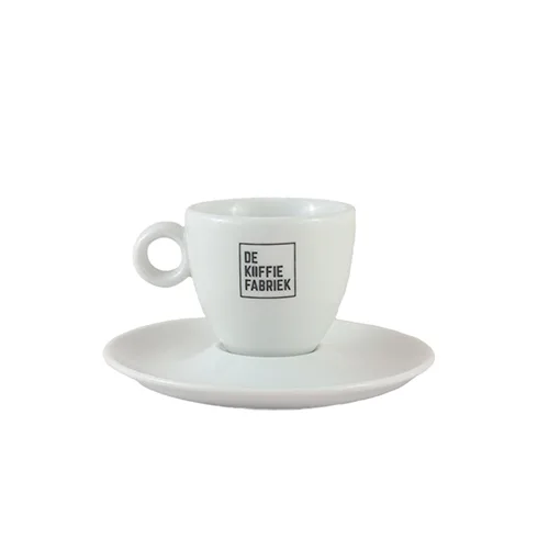 De Koffiefabriek Koffiekop Schotel 15 cl