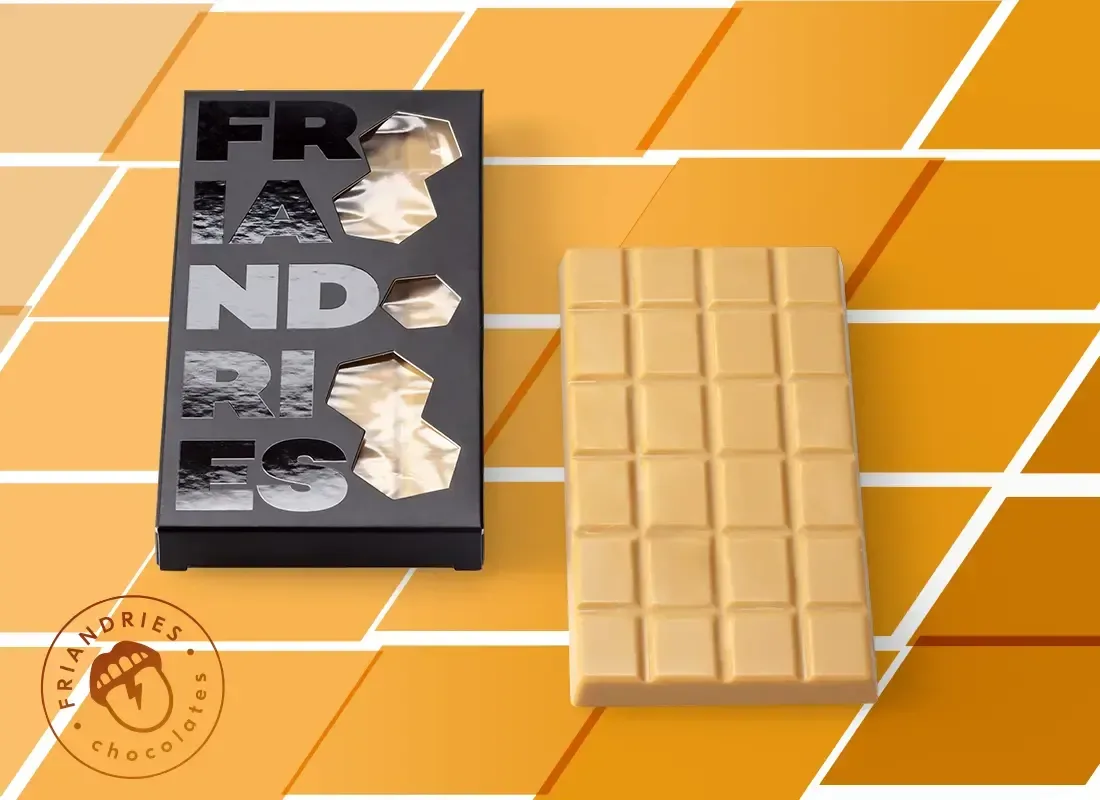 Friandries - Chocoladereep, Caramel, 100 gr