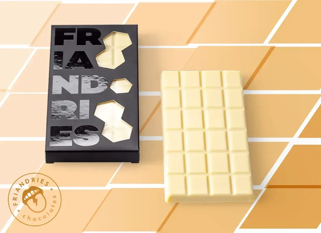Friandries - Chocoladereep, Wit, 100 gr
