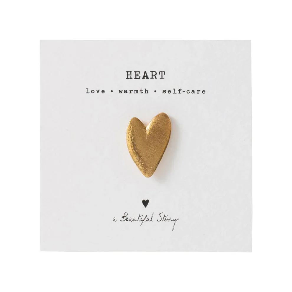 A Beautiful Story – Broche Hart, Verguld