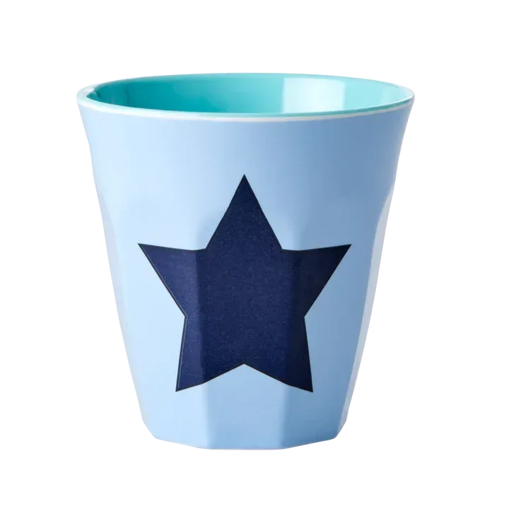 Rice, beker ster blauw - middelgroot