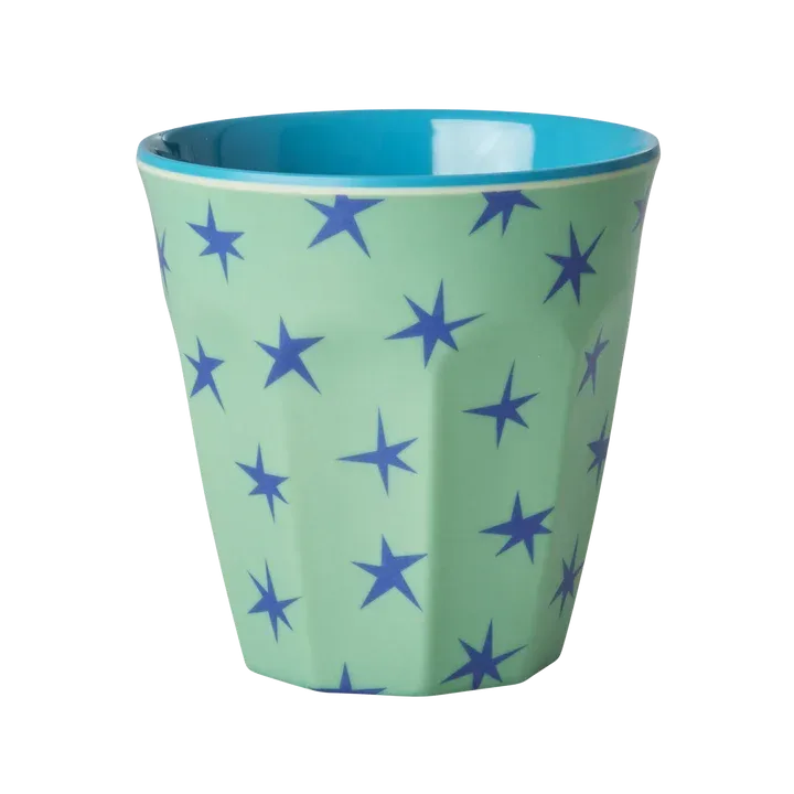 Rice, beker blauwe sterren - middelgroot