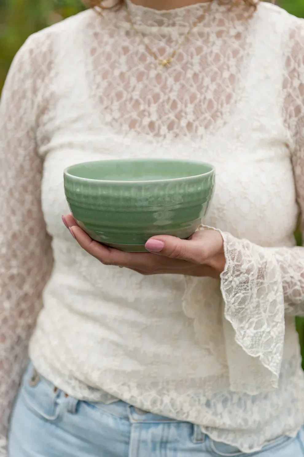 Sus.Studio - Salie ontbijtkom 16,5cm, groen