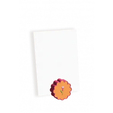THE GIFT LABEL - Photo Holder, Orange Flower