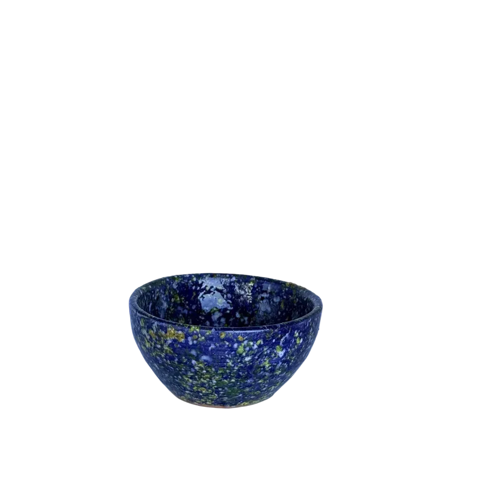 Sus.Studio - Azura Schaaltje Spetter, 7cm, blauw/geel/wit
