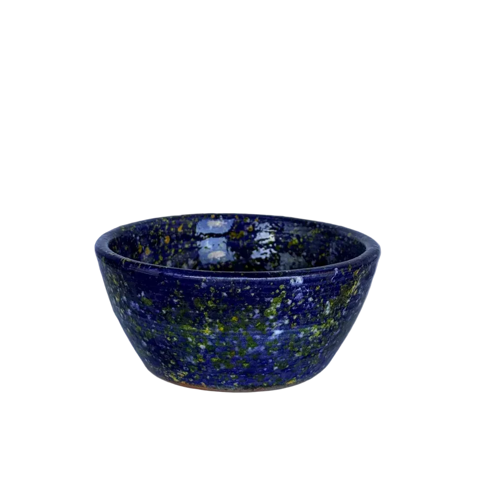 Sus.Studio - Azura Schaaltje Spetter, 9cm, Blauw/Geel/Wit