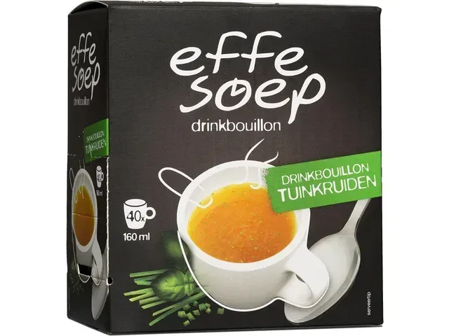 Effe Soep - Tuinkruiden Drinkbouillon Sticks, 40x 160ml