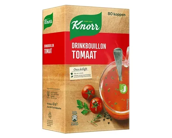 Knorr Drinkbouillon Tomaat 80 zakjes