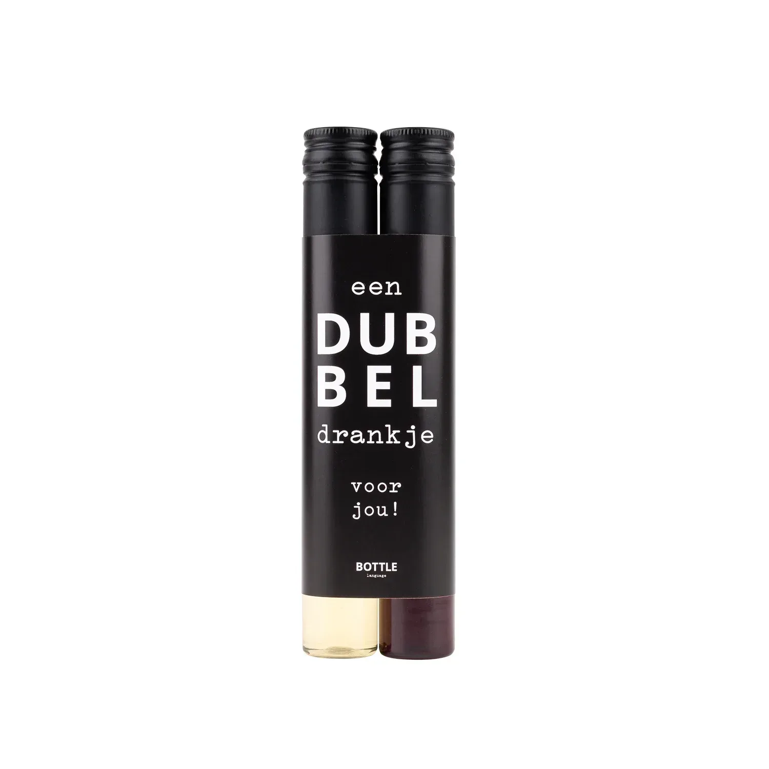 n Dubbel drankje - voor jou! - Bottle Language