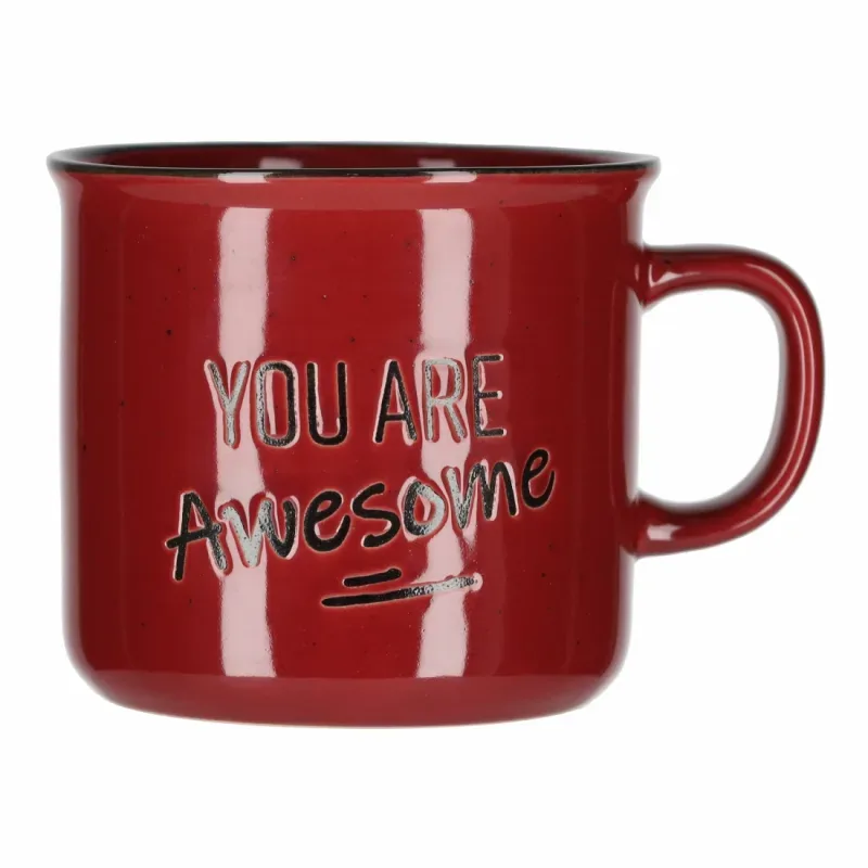 Jens Living – Retro mok ‘You are awesome', 285ml