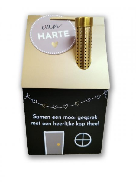 Natural Flowercards - Theehuisje 'Van Harte'