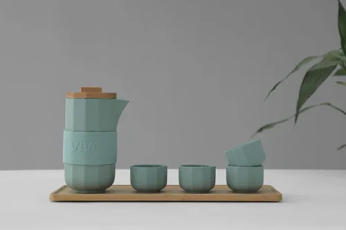 VIVA - Theeservies 5-delig, Groen