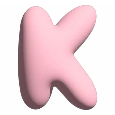 THE GIFT LABEL - Wall Letter - Pink