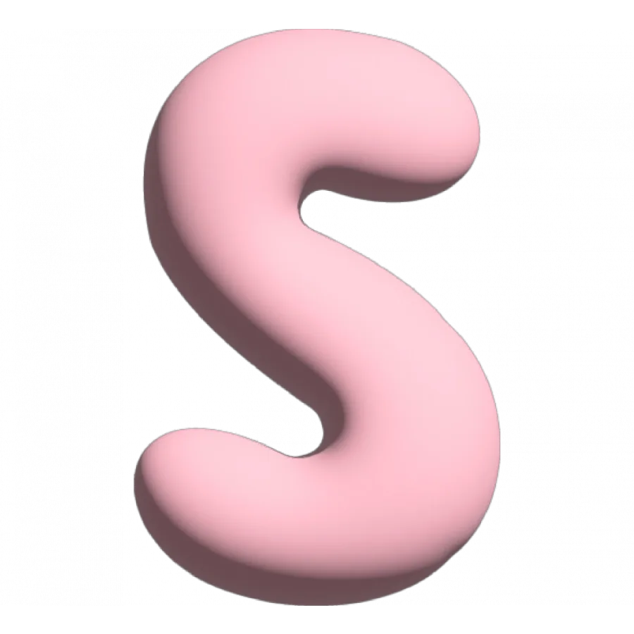 THE GIFT LABEL - Wall Letter - Pink