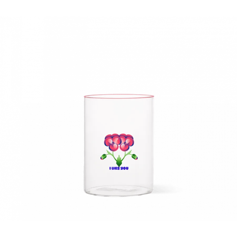 THE GIFT LABEL - Drinking glass, I Like You