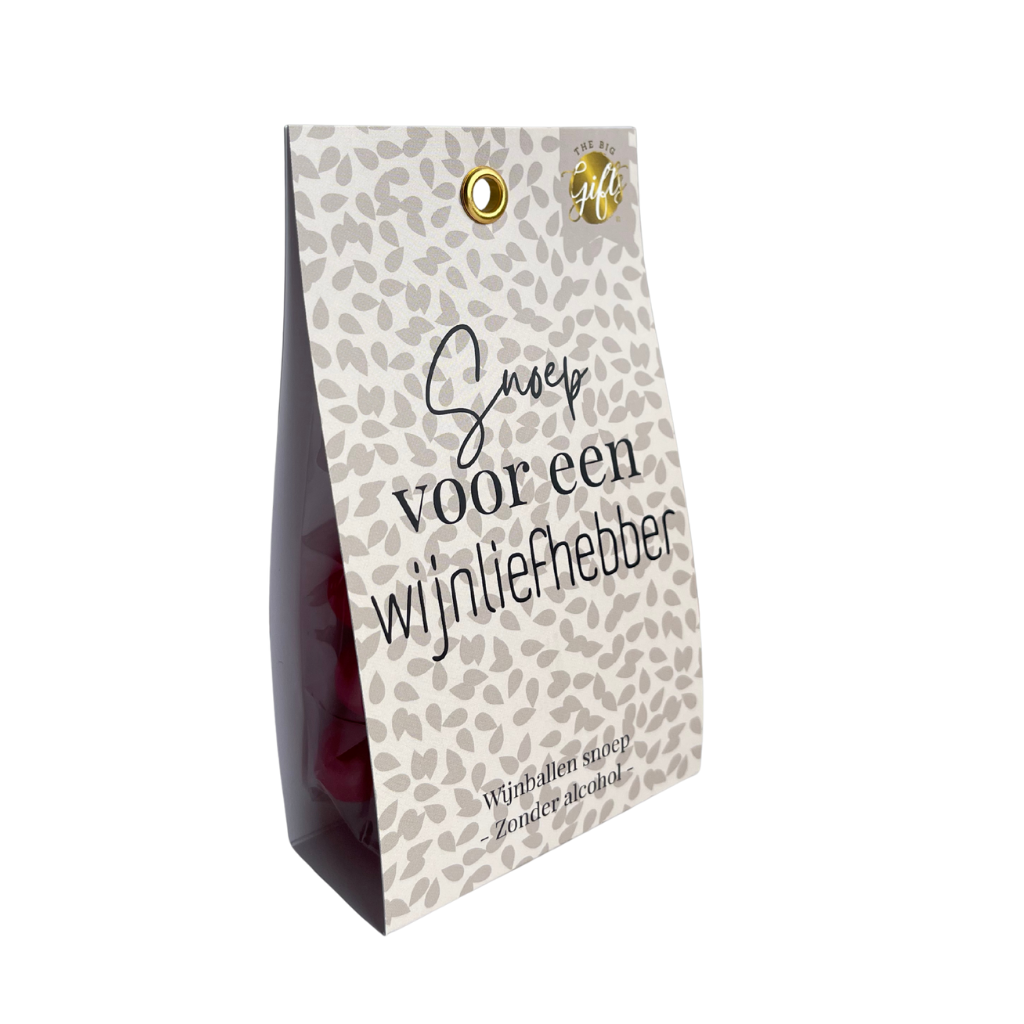 The Big Gifts - Wijnballen 'Snoep voor een wijnliefhebber', 100gr