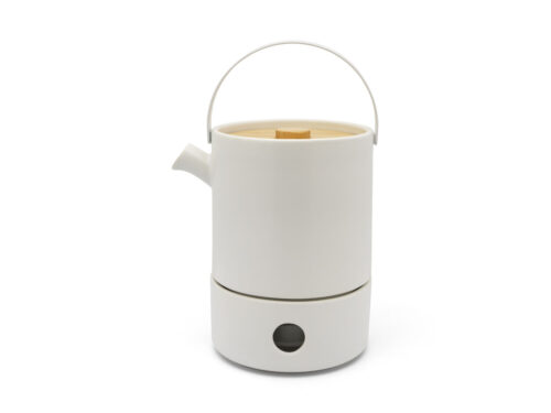 Bredemeijer - Theeset Umea met theelicht, Wit, 1.2L