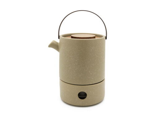 Bredemeijer - Theeset Umea met theelicht, Leemgrijs, 1.2L