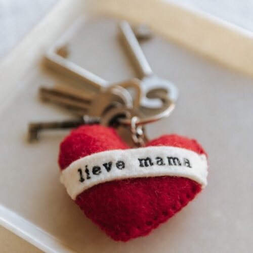IKPAKJEIN - Sleutelhanger 'Lieve Mama'