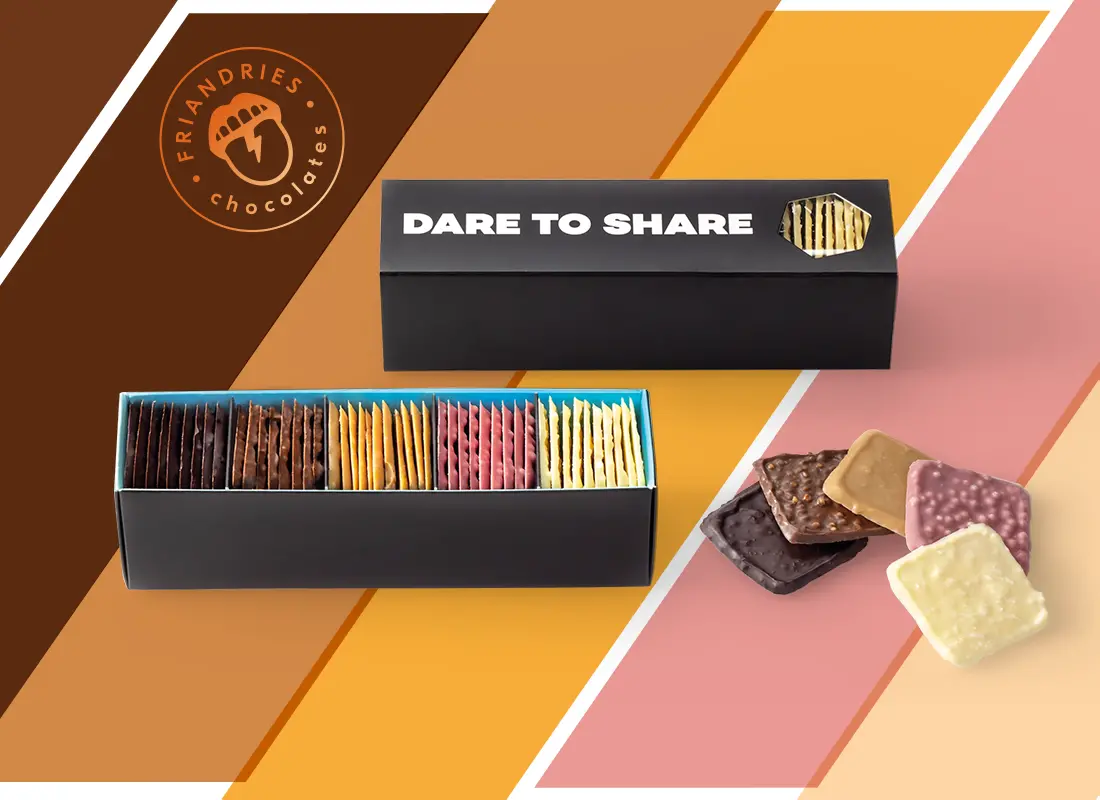 Friandries galetjes mix chocolade