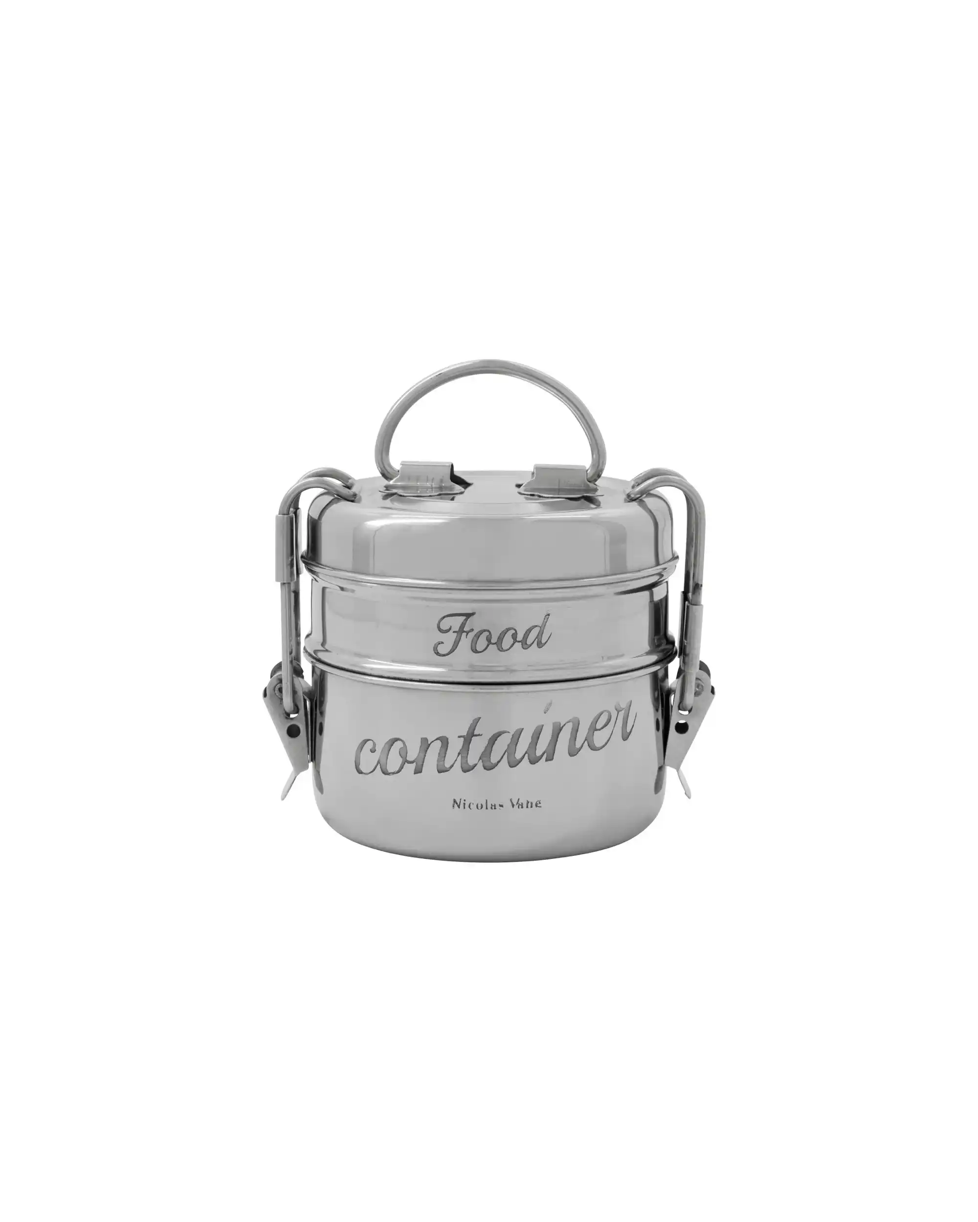 Lunchbox Container Zilver, 10cm - Nicolas Vahé