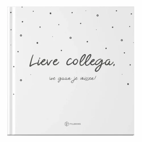 Fyllbooks Afscheidsboek collega – 25 personen