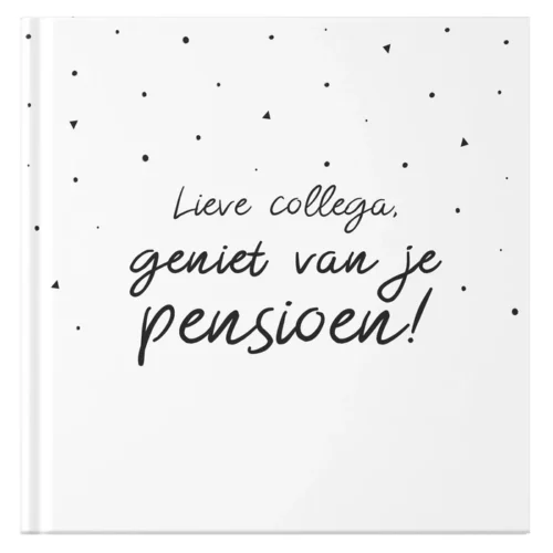 Fyllbooks Afscheidsboek Pensioen – 25 personen