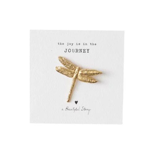 A Beautiful Story – Broche Libelle, Verguld