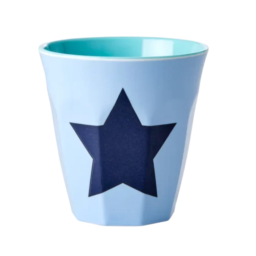 Rice, beker ster blauw – middelgroot