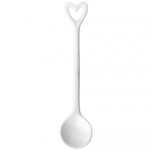 Räder, kleine lepel met hart, wit