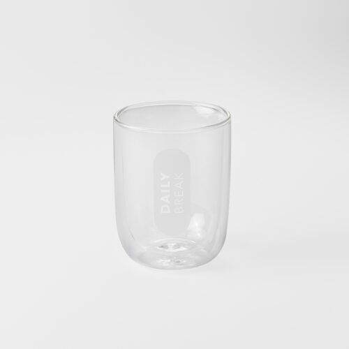 Räder, Dubbelwandig glas Daily Break, 220ml