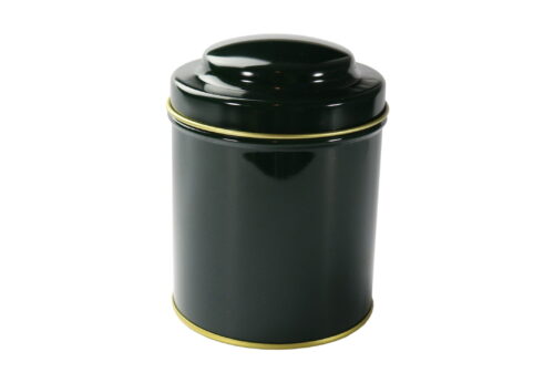 Shamila - Theeblik rond, zwart, 125 gram