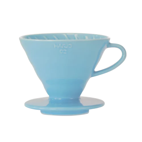 Hario – V60 Dripper Keramiek, 02, Lichtblauw