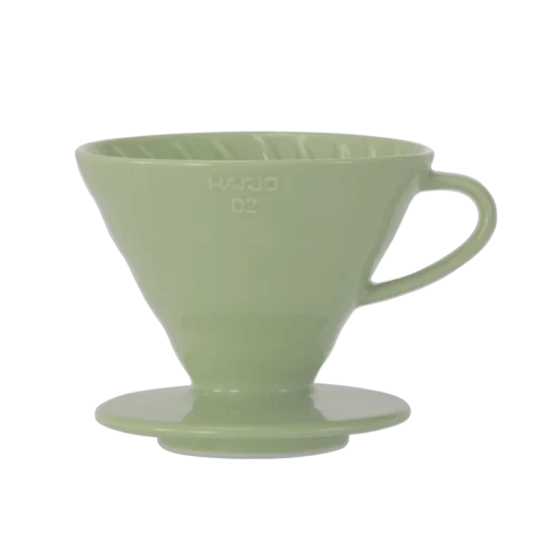Hario – V60 Dripper Keramiek, 02, Smokey Green