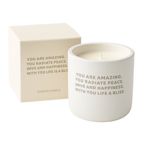 THE GIFT LABEL - Cemented Candle 170gr, STUDIO - You are amazing