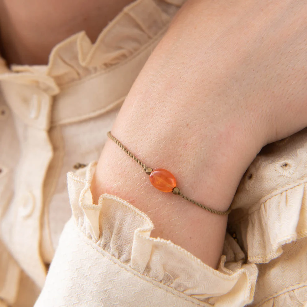 A Beautiful Story – Edelsteenkaart met armband, Carneool - Afbeelding 2