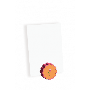 THE GIFT LABEL - Photo Holder, Orange Flower