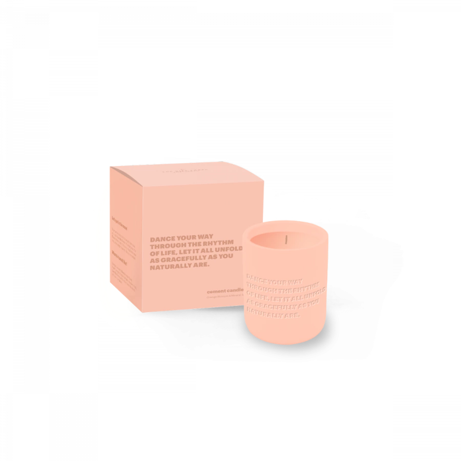 THE GIFT LABEL - Cemented Candle 170gr, STUDIO - Dance your way through