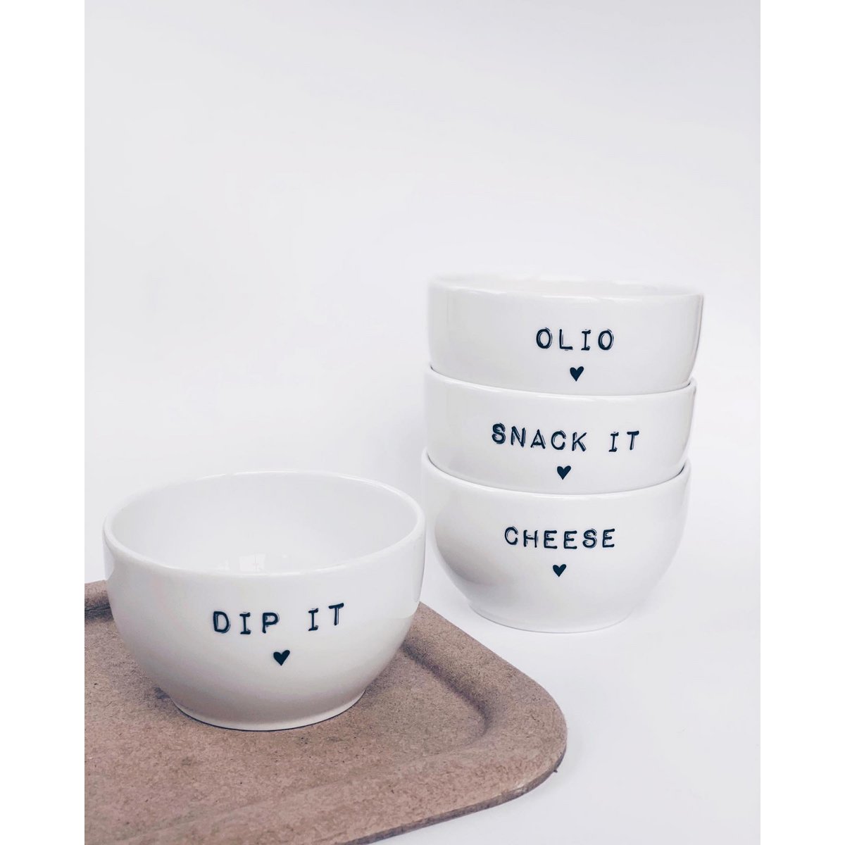 Dipschaaltjes, set van 4 - Goldscherben - Afbeelding 2
