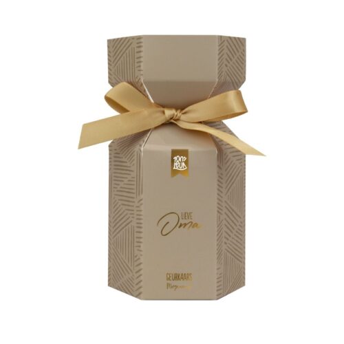 Geurkaars in cadeauverpakking 'Oma' – 100% Leuk