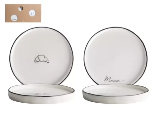 Gusta – Bord Enjoyables, Set van 2,  Ø15,5cm