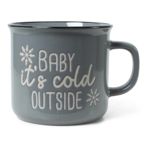 Jens Living – Retro mok ‘Baby It’s Cold Outside’, 285ml