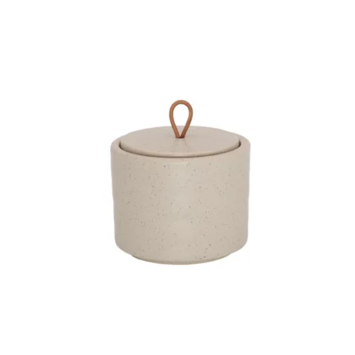 Leeff – Keramieken voorraadpot, Groot, Taupe