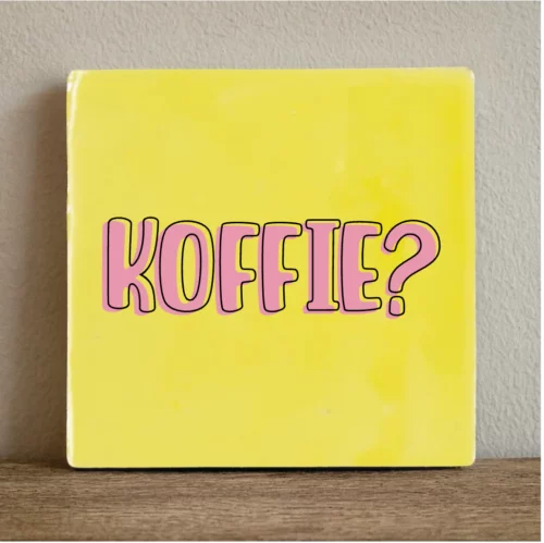 label2x tegeltje koffie?