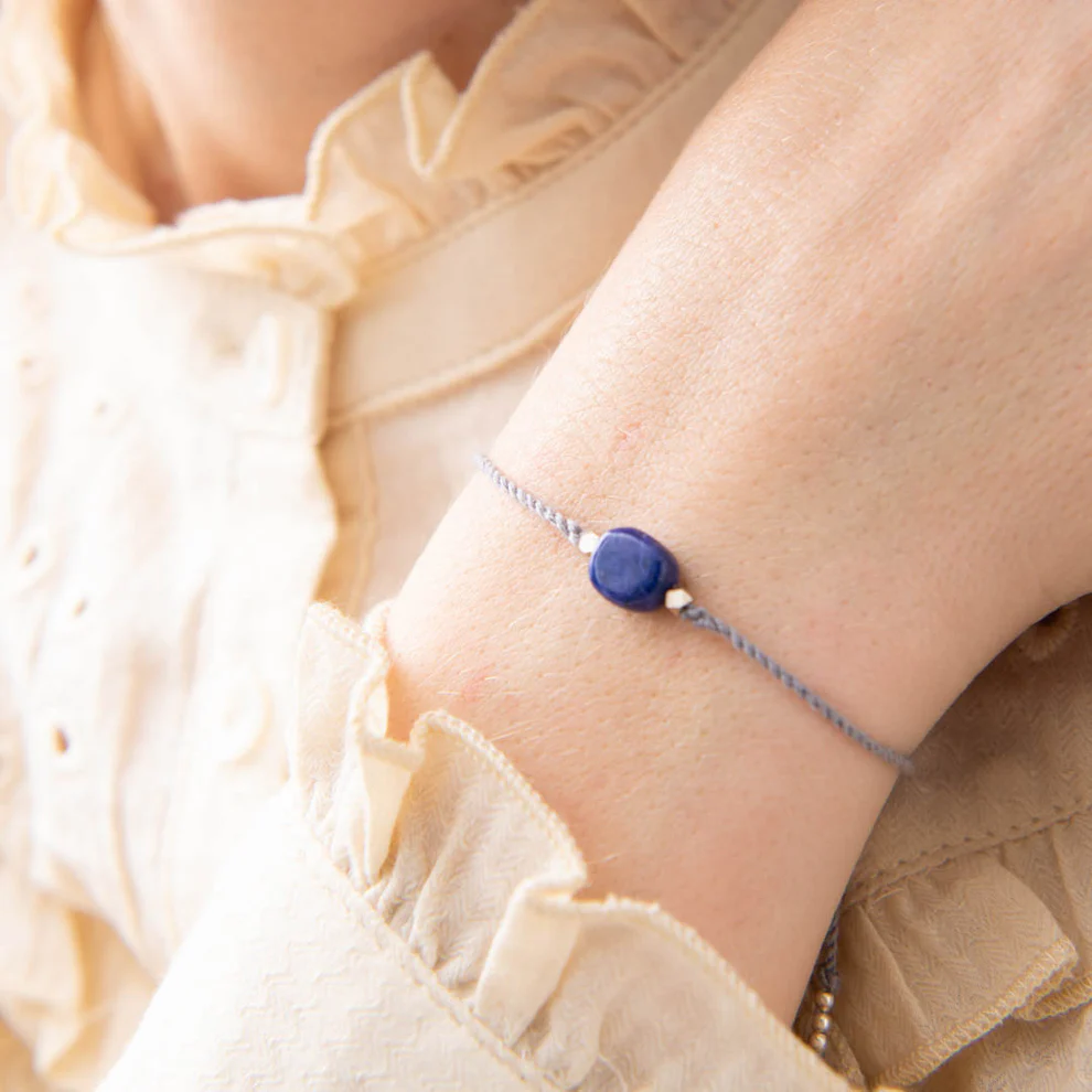 A Beautiful Story – Edelsteenkaart met armband, Lapis Lazuli - Afbeelding 2