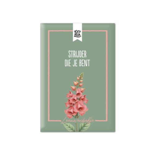 Bloemenzaadjes 'Strijder dat je bent', Leeuwenbekje– 100% Leuk
