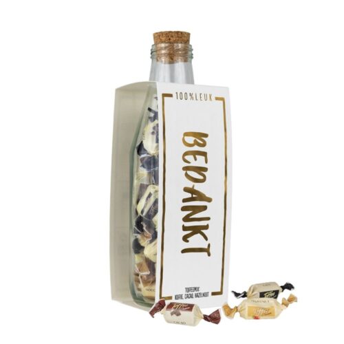 100% Leuk - Momenten fles 'Bedankt'