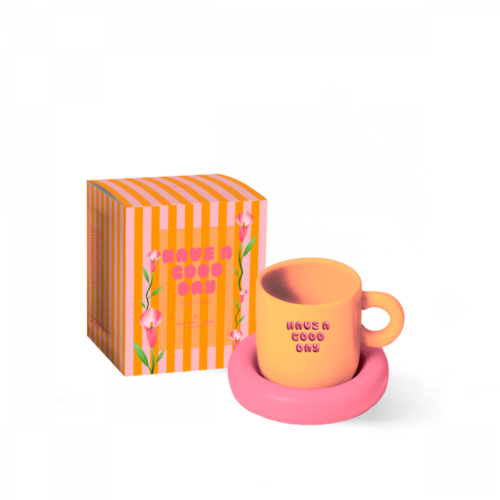 THE GIFT LABEL - Mug & Saucer, Have a Good Day