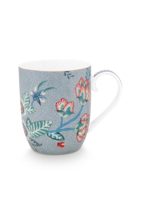 Pip Studio - Flower Festival Lichtblauw, Mok Klein, 145 ml