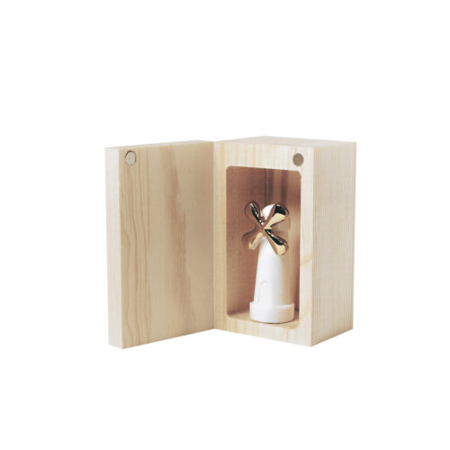 Räder, Geluksdoosje Wind of Change, houten doosje met windmolen